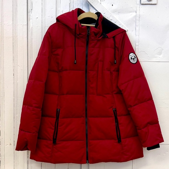 Artic Expedition Gaspe hybraDOWN™ Parka - RED - Picture 1 of 6